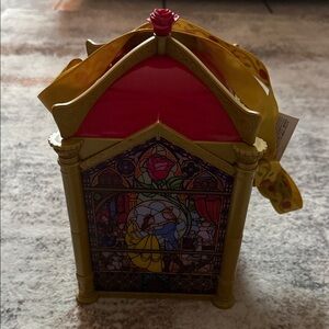 Disney Tokyo beauty and the beast popcorn novelty box NEW lights up